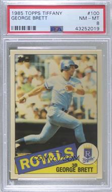 1985 Topps - [Base] - Collector's Edition (Tiffany) #100 - George Brett [PSA 8 NM‑MT]