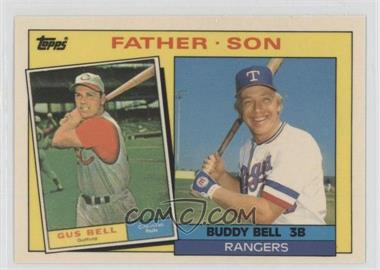 1985 Topps - [Base] - Collector's Edition (Tiffany) #131 - Father - Son - Gus Bell, Buddy Bell
