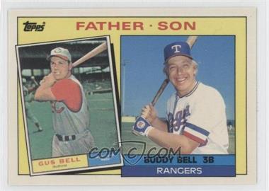 1985 Topps - [Base] - Collector's Edition (Tiffany) #131 - Father - Son - Gus Bell, Buddy Bell