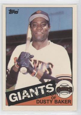 1985 Topps - [Base] - Collector's Edition (Tiffany) #165 - Dusty Baker