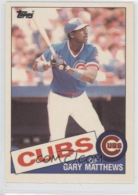 1985 Topps - [Base] - Collector's Edition (Tiffany) #210 - Gary Matthews