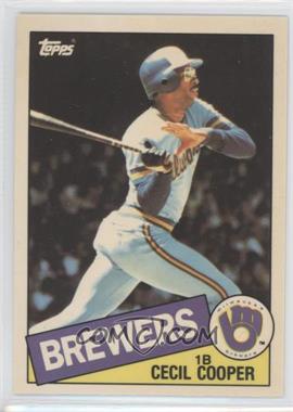 1985 Topps - [Base] - Collector's Edition (Tiffany) #290 - Cecil Cooper