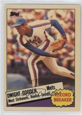 1985 Topps - [Base] - Collector's Edition (Tiffany) #3 - Record Breaker - Dwight Gooden