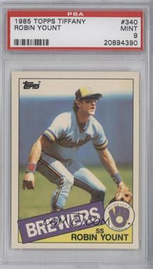 1985 Topps - [Base] - Collector's Edition (Tiffany) #340 - Robin Yount [PSA 9 MINT]