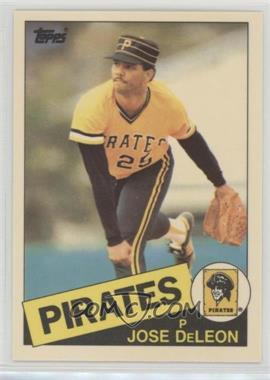 1985 Topps - [Base] - Collector's Edition (Tiffany) #385 - Jose DeLeon