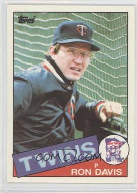 1985 Topps - [Base] - Collector's Edition (Tiffany) #430 - Ron Davis