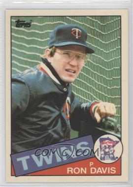 1985 Topps - [Base] - Collector's Edition (Tiffany) #430 - Ron Davis