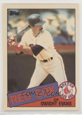 1985 Topps - [Base] - Collector's Edition (Tiffany) #580 - Dwight Evans