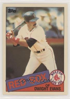 1985 Topps - [Base] - Collector's Edition (Tiffany) #580 - Dwight Evans