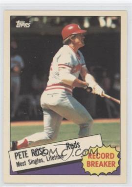 1985 Topps - [Base] - Collector's Edition (Tiffany) #6 - Record Breaker - Pete Rose