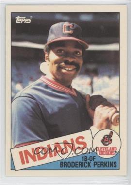 1985 Topps - [Base] - Collector's Edition (Tiffany) #609 - Broderick Perkins