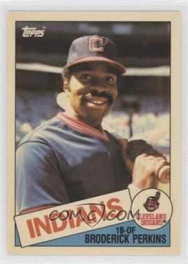 1985 Topps - [Base] - Collector's Edition (Tiffany) #609 - Broderick Perkins