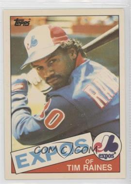 1985 Topps - [Base] - Collector's Edition (Tiffany) #630 - Tim Raines