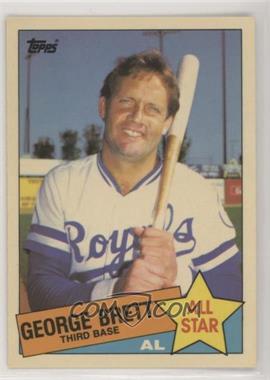 1985 Topps - [Base] - Collector's Edition (Tiffany) #703 - All Star - George Brett