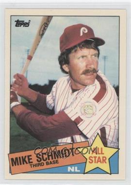 1985 Topps - [Base] - Collector's Edition (Tiffany) #714 - All Star - Mike Schmidt