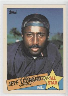 1985 Topps - [Base] - Collector's Edition (Tiffany) #718 - All Star - Jeffrey Leonard