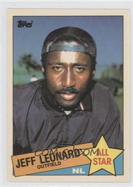 1985 Topps - [Base] - Collector's Edition (Tiffany) #718 - All Star - Jeffrey Leonard