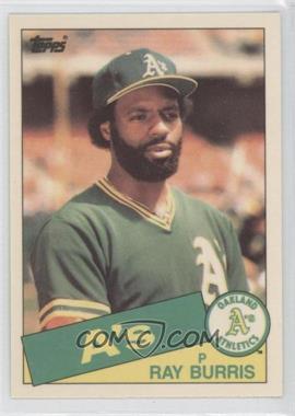 1985 Topps - [Base] - Collector's Edition (Tiffany) #758 - Ray Burris
