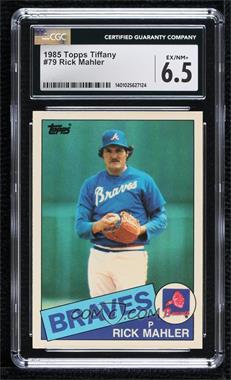 1985 Topps - [Base] - Collector's Edition (Tiffany) #79 - Rick Mahler [CGC 6.5 EX/NM+]