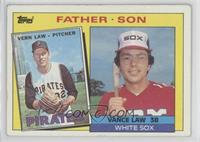 Father - Son - Vern Law, Vance Law [EX to NM]