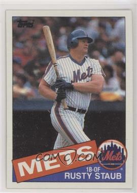 1985 Topps - [Base] #190 - Rusty Staub