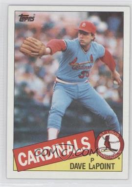 1985 Topps - [Base] #229 - Dave LaPoint
