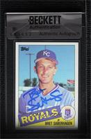 Bret Saberhagen [BAS Beckett Auth Sticker]