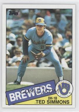 1985 Topps - [Base] #318 - Ted Simmons