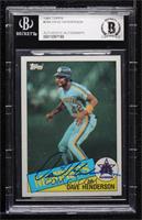 Dave Henderson [BGS Authentic]