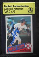 Wade Boggs [BAS Beckett Auth Sticker]