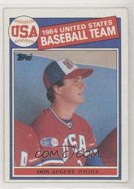 1985 Topps - [Base] #392 - Don August