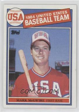 1985 Topps - [Base] #401 - Mark McGwire