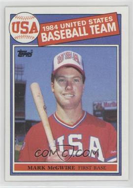 1985 Topps - [Base] #401 - Mark McGwire