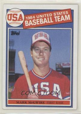 1985 Topps - [Base] #401 - Mark McGwire