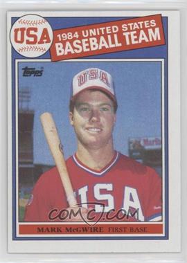 1985 Topps - [Base] #401 - Mark McGwire