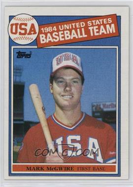 1985 Topps - [Base] #401 - Mark McGwire