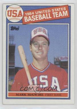 1985 Topps - [Base] #401 - Mark McGwire