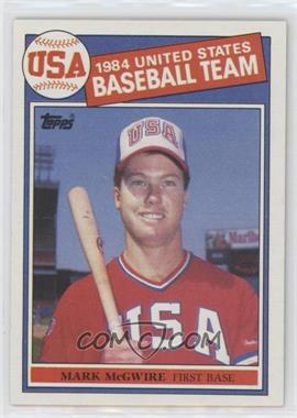 1985 Topps - [Base] #401 - Mark McGwire