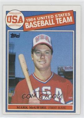 1985 Topps - [Base] #401 - Mark McGwire