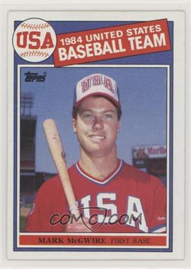 1985 Topps - [Base] #401 - Mark McGwire