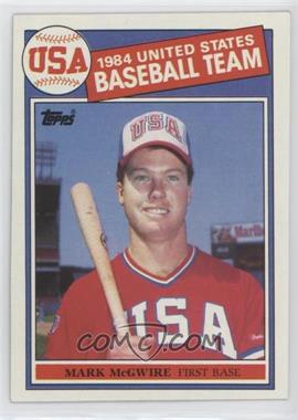 1985 Topps - [Base] #401 - Mark McGwire