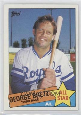1985 Topps - [Base] #703 - All Star - George Brett