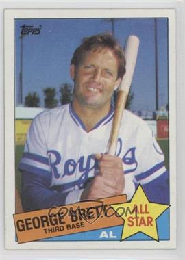 1985 Topps - [Base] #703 - All Star - George Brett