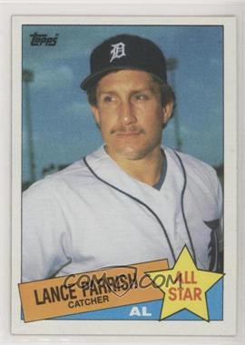 1985 Topps - [Base] #708 - All Star - Lance Parrish