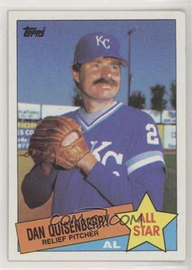 1985 Topps - [Base] #711 - All Star - Dan Quisenberry [EX to NM]