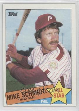 1985 Topps - [Base] #714 - All Star - Mike Schmidt