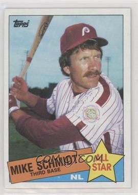 1985 Topps - [Base] #714 - All Star - Mike Schmidt