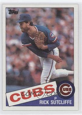 1985 Topps - [Base] #72 - Rick Sutcliffe