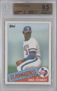 1985 Topps - [Base] #723 - Dave Stewart [BGS 9.5 GEM MINT]