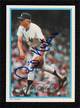 1985 Topps - Mail-In Glossy All-Star Collector's Edition #32 - Phil Niekro [JSA Certified COA Sticker]